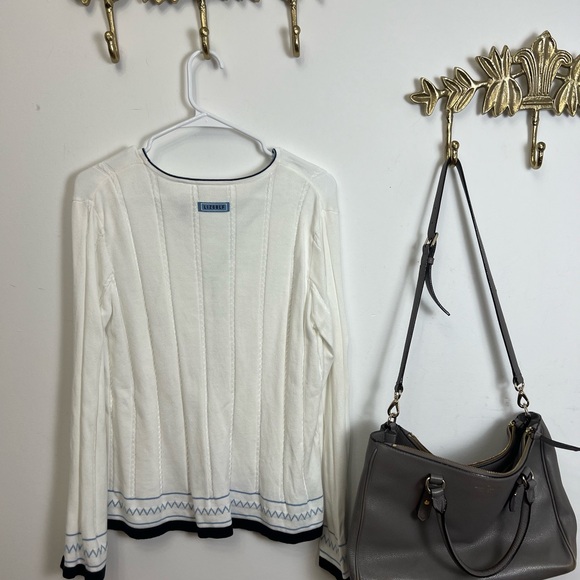 Golf LIZ SPORT COTTON button down cardigan M - Picture 4 of 6